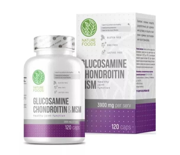 Nature Foods Glucosamine Chondroitin MSM 120caps