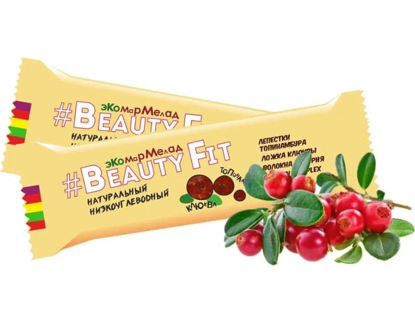 Beauty Fit Натуральный низкоуглеводный мармелад 50g