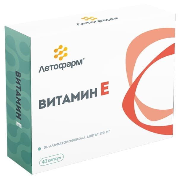 LetoPharm Vitamin E 40caps