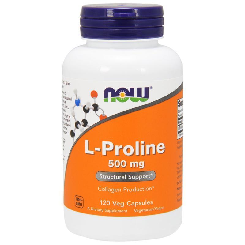 NOW L-Proline 500mg 120 vcaps