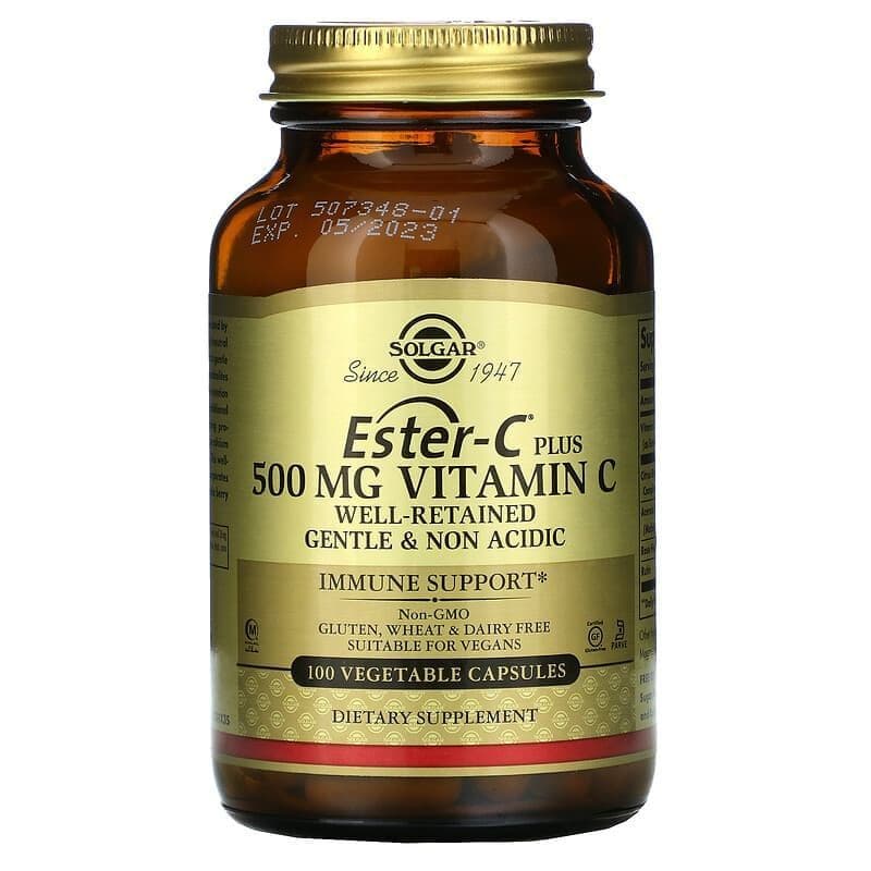 Solgar Ester-C Plus Vitamin C 500 mg 50 caps