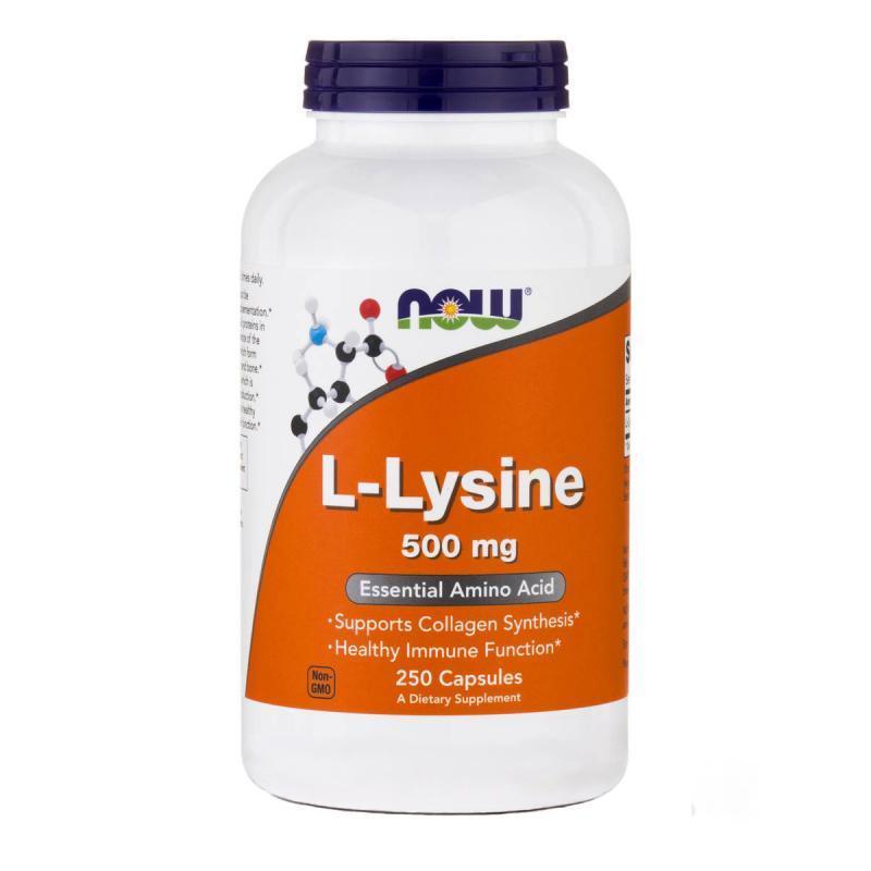 NOW L-Lysine 500 mg 250 vcaps