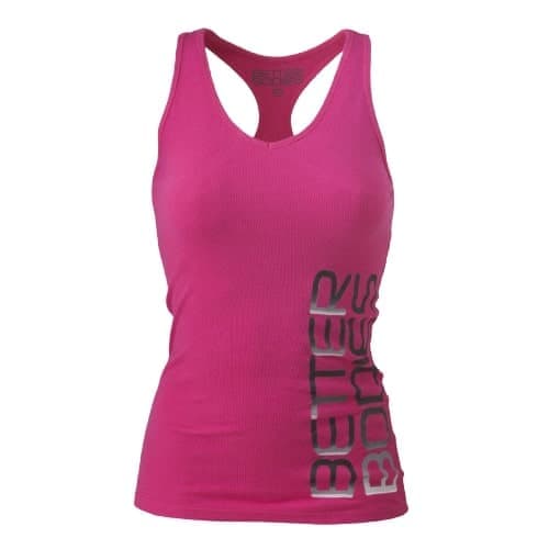 Better Bodies Fitness rib T-майка, розовая