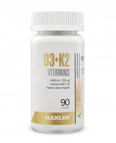Maxler Vitamin D3 + K2 90 soft