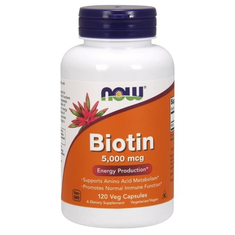 NOW Biotin 5000mcg 120 caps