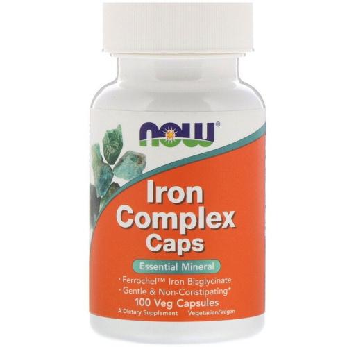 NOW Iron Complex 100 vcaps