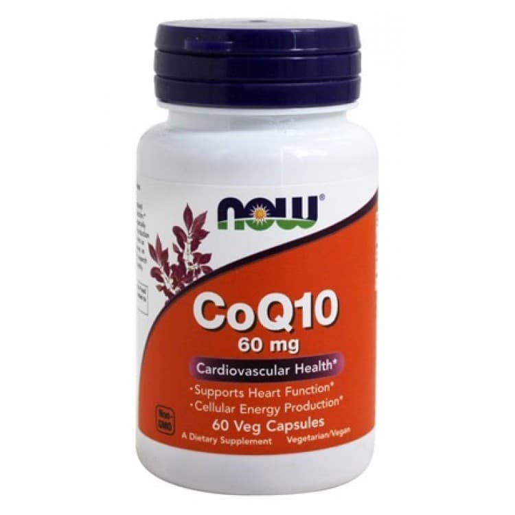 NOW CoQ10 60 mg 60 vcaps