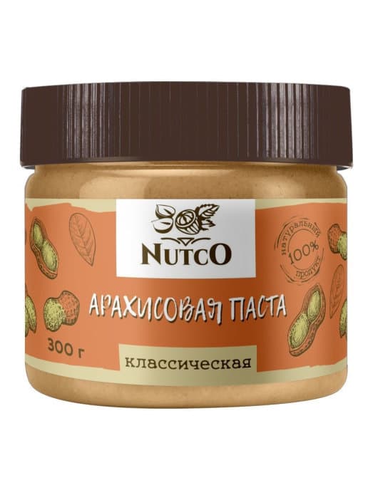 NUTCO Арахисовая паста классическая - 300g