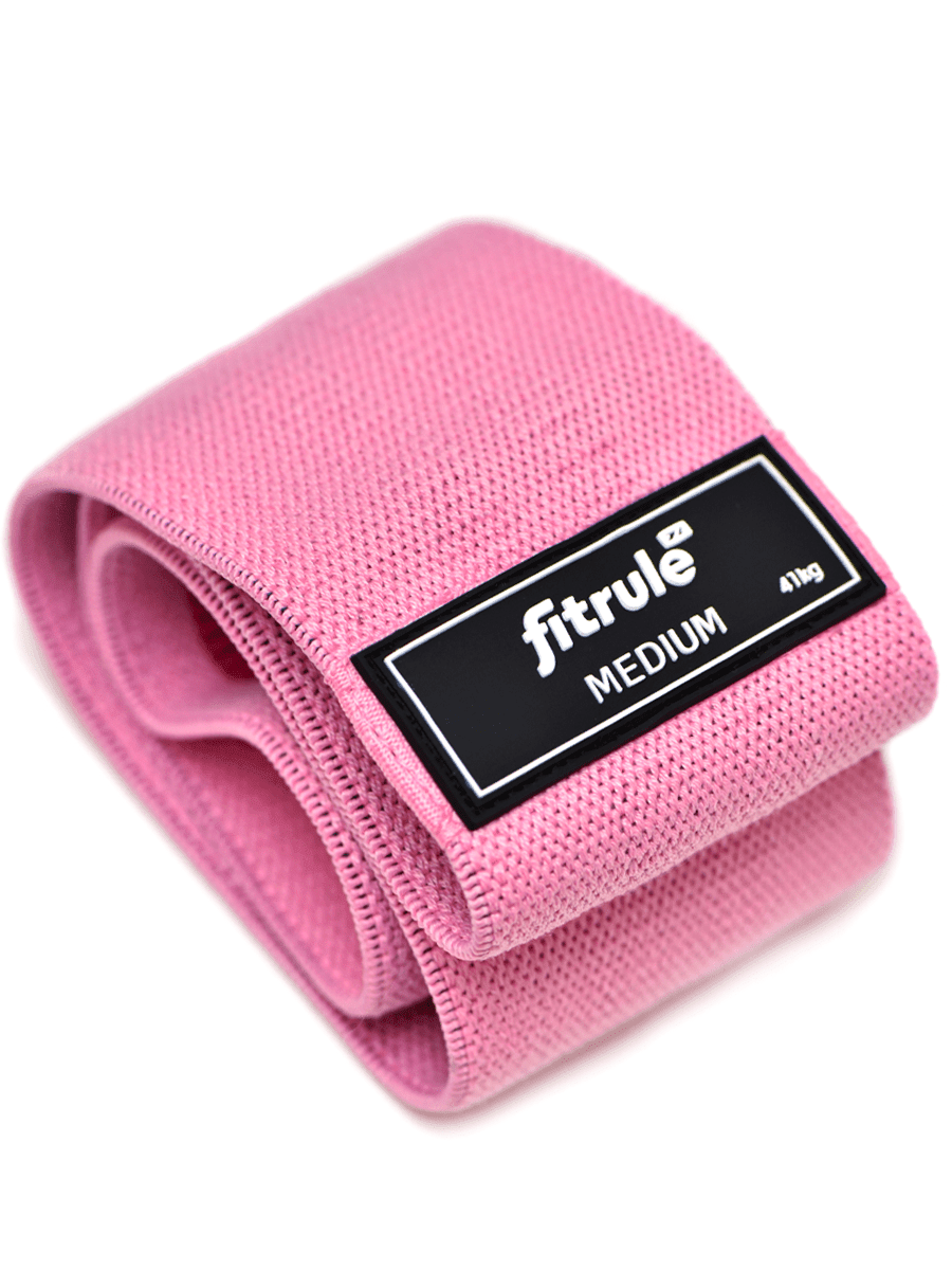 FitRule Фитнес резинка тканевая (41 кг, розовая)