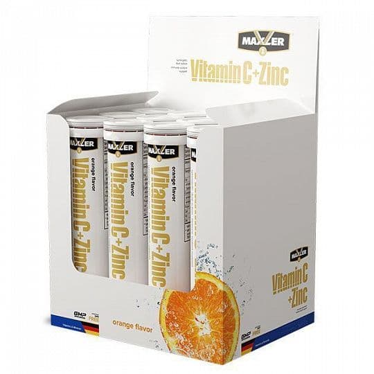 Maxler Vitamin C + Zinc Effervescent 20 eff. tabl.