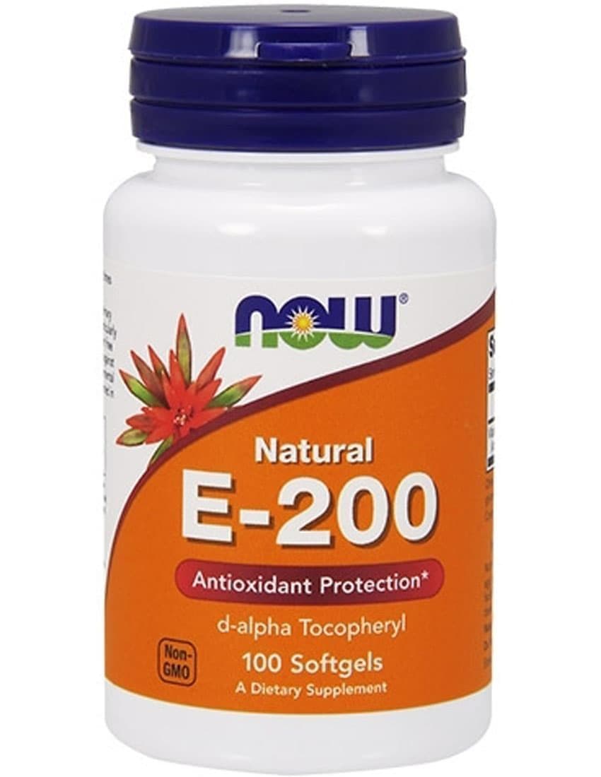 NOW Vitamin E-200 Da 100 caps