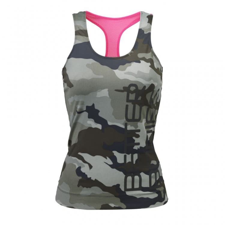 Better Bodies Athlete T-back, майка женская, камуфляж зеленый