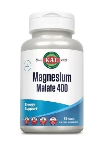 KAL Vitamins Magnesium Malate 400mg 90 tab