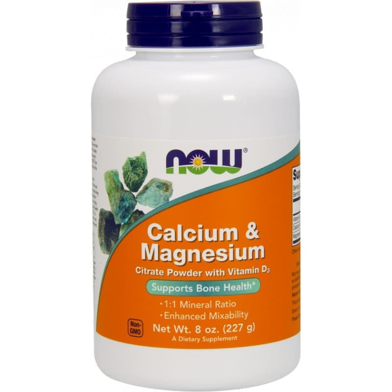 NOW Calcium & Magnesium + D-3 227g